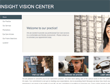 Tablet Screenshot of insightvisioncenter.biz